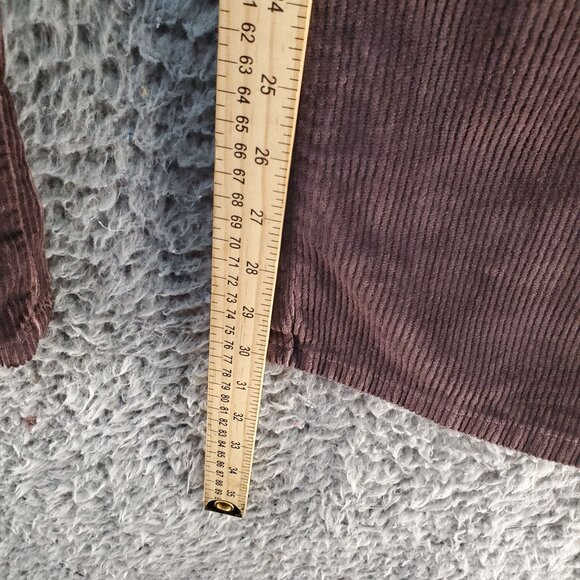 Universal Thread Jeans Womens 16 Brown High Rise Wide Leg Stretch Corduroy *NWT* - Picture 10 of 13